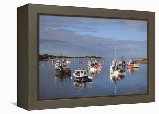 Fishing Boats, Harbor, Chatham, Cape Cod, Massachusetts, New England, Usa-Wendy Connett-Framed Premier Image Canvas