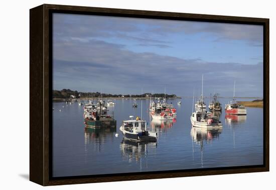 Fishing Boats, Harbor, Chatham, Cape Cod, Massachusetts, New England, Usa-Wendy Connett-Framed Premier Image Canvas