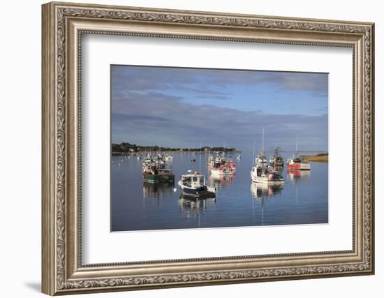 Fishing Boats, Harbor, Chatham, Cape Cod, Massachusetts, New England, Usa-Wendy Connett-Framed Photographic Print