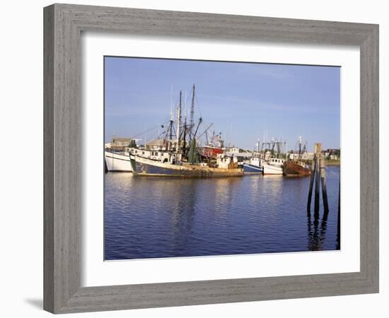 Fishing Boats, Hyannis Port, Cape Cod, Massachusetts, New England, USA-Walter Rawlings-Framed Photographic Print