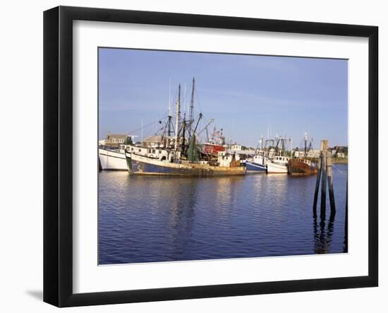 Fishing Boats, Hyannis Port, Cape Cod, Massachusetts, New England, USA-Walter Rawlings-Framed Photographic Print