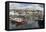 Fishing Boats in Fishing Harbour, Mevagissey, Cornwall, England, United Kingdom, Europe-Stuart Black-Framed Premier Image Canvas