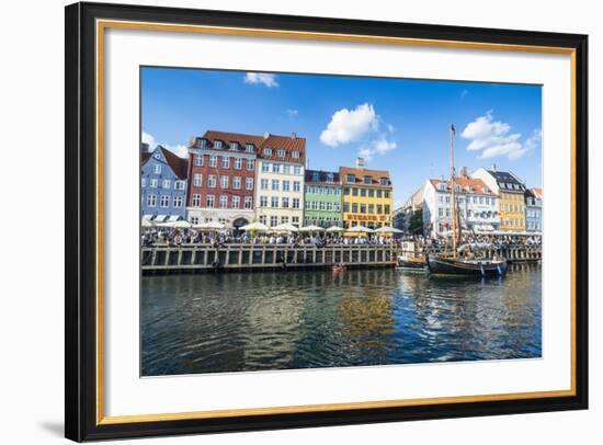 Fishing Boats in Nyhavn, Copenhagen, Denmark-Michael Runkel-Framed Photographic Print