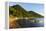 Fishing Boats in the Bay of Soufriere, Dominica, West Indies, Caribbean, Central America-Michael Runkel-Framed Premier Image Canvas