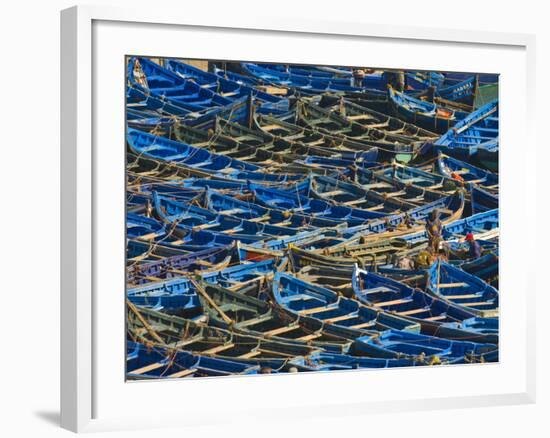 Fishing Boats in the Coastal City of Essaouira, Morocco, North Africa, Africa-null-Framed Photographic Print