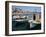 Fishing Boats in the Harbor at Skala on Patmos, Dodecanese Islands, Greek Islands, Greece, Europe-Ken Gillham-Framed Photographic Print