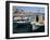 Fishing Boats in the Harbor at Skala on Patmos, Dodecanese Islands, Greek Islands, Greece, Europe-Ken Gillham-Framed Photographic Print