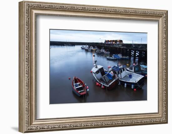 Fishing Boats in the Harbour at Bridlington, East Riding of Yorkshire, Yorkshire, England, UK-Mark Sunderland-Framed Photographic Print