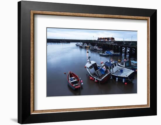 Fishing Boats in the Harbour at Bridlington, East Riding of Yorkshire, Yorkshire, England, UK-Mark Sunderland-Framed Photographic Print