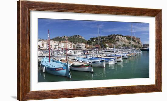 Fishing Boats in the Harbour, Southern France-Markus Lange-Framed Photographic Print