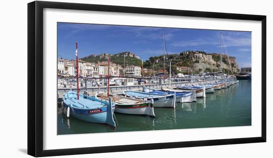 Fishing Boats in the Harbour, Southern France-Markus Lange-Framed Photographic Print