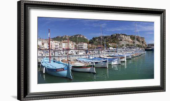 Fishing Boats in the Harbour, Southern France-Markus Lange-Framed Photographic Print