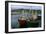 Fishing Boats in Ullapool Harbour at Night, Highland, Scotland-Peter Thompson-Framed Photographic Print