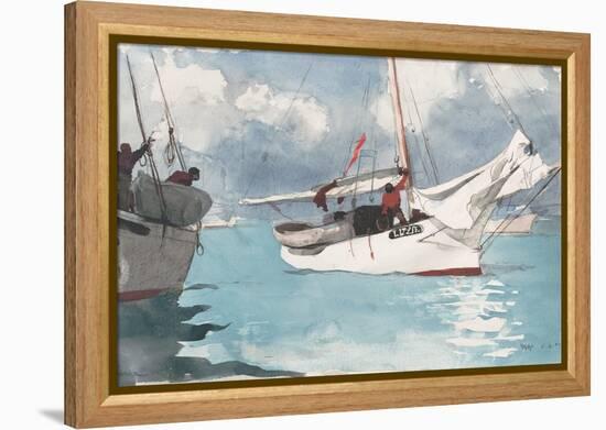 Fishing Boats, Key West, 1903-Winslow Homer-Framed Premier Image Canvas