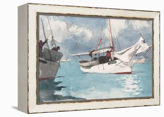 Fishing Boats, Key West, 1903-Winslow Homer-Framed Premier Image Canvas