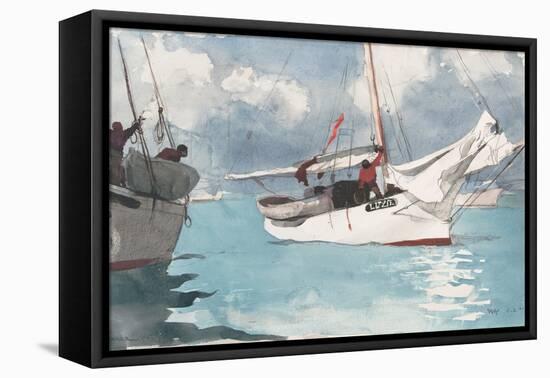 Fishing Boats, Key West, 1903-Winslow Homer-Framed Premier Image Canvas