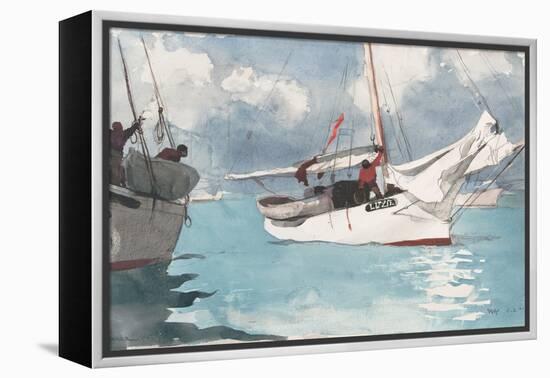 Fishing Boats, Key West, 1903-Winslow Homer-Framed Premier Image Canvas