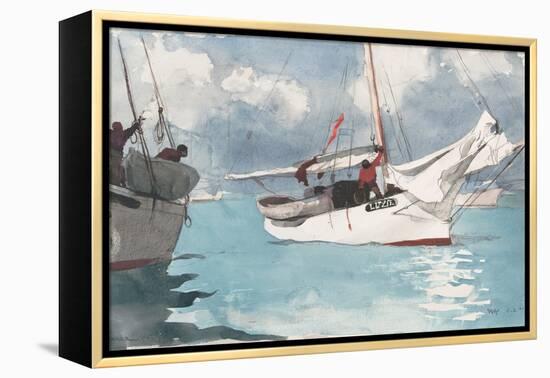 Fishing Boats, Key West, 1903-Winslow Homer-Framed Premier Image Canvas