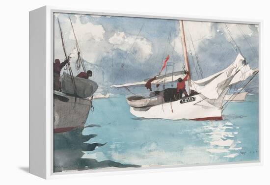 Fishing Boats, Key West, 1903-Winslow Homer-Framed Premier Image Canvas