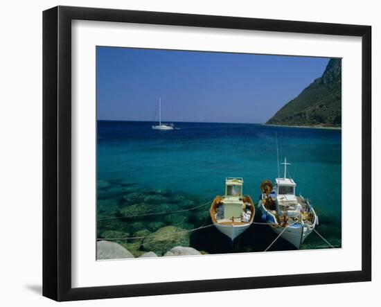 Fishing Boats, Kos, Sporadhes Islands, Greece, Europe-I Openers-Framed Photographic Print