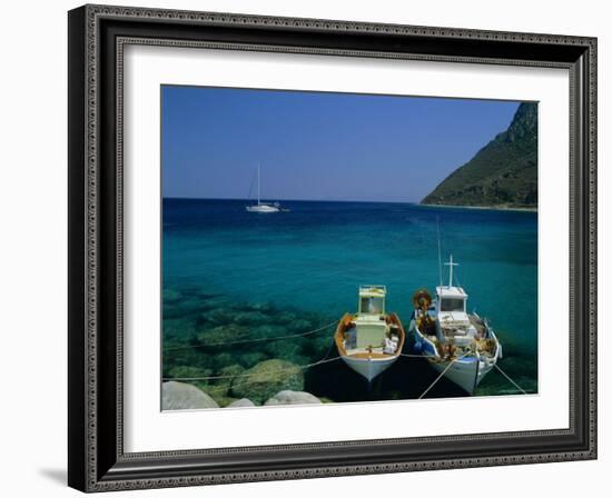 Fishing Boats, Kos, Sporadhes Islands, Greece, Europe-I Openers-Framed Photographic Print
