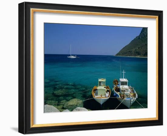 Fishing Boats, Kos, Sporadhes Islands, Greece, Europe-I Openers-Framed Photographic Print