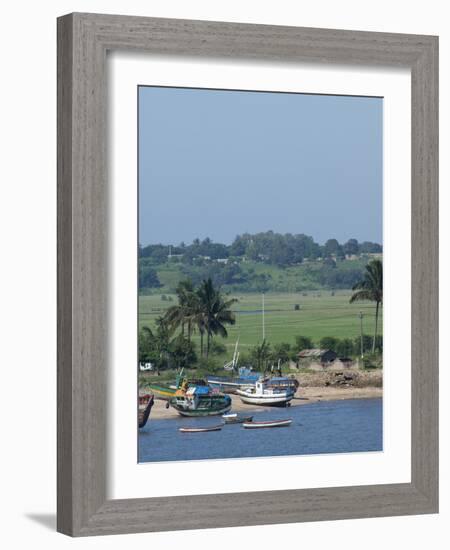 Fishing Boats, Maputo, Mozambique-Cindy Miller Hopkins-Framed Photographic Print