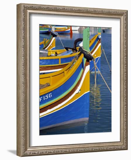 Fishing Boats, Marsaxlokk, Malta-Rex Butcher-Framed Photographic Print