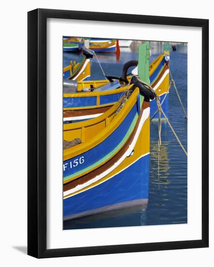 Fishing Boats, Marsaxlokk, Malta-Rex Butcher-Framed Photographic Print