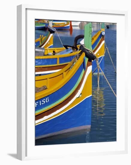 Fishing Boats, Marsaxlokk, Malta-Rex Butcher-Framed Photographic Print