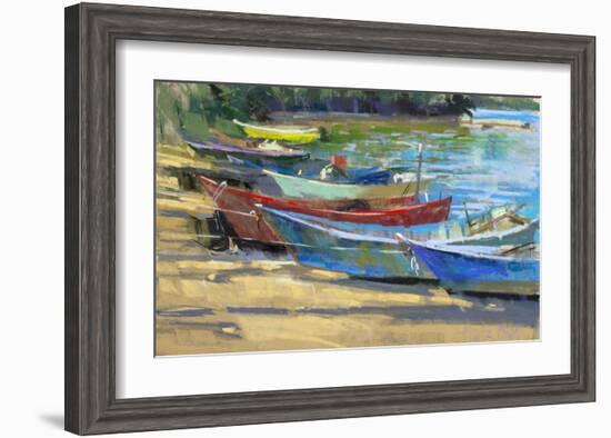 Fishing Boats Marta-Nancie King Mertz-Framed Art Print