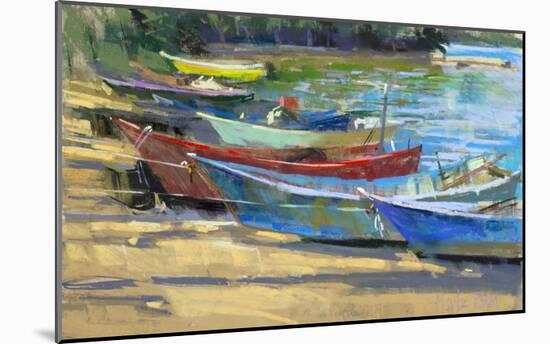 Fishing Boats Marta-Nancie King Mertz-Mounted Art Print