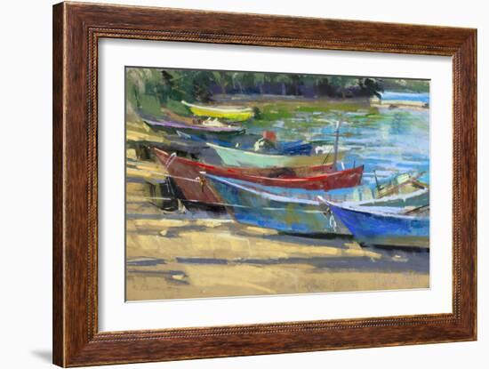 Fishing Boats Marta-Nancie King Mertz-Framed Art Print