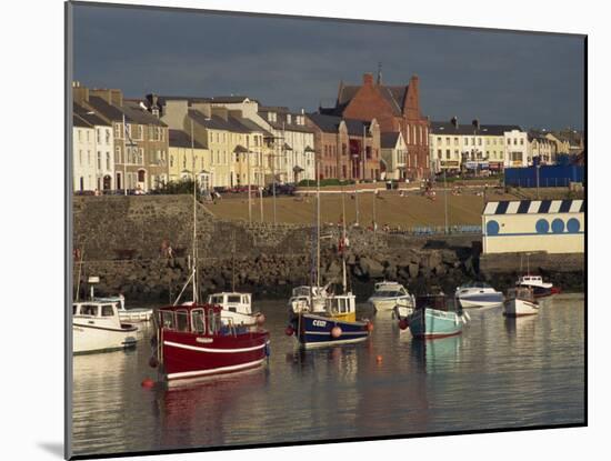 Fishing Boats Moored in Harbour, Portrush, County Antrim, Ulster, Northern Ireland, United Kingdom-Charles Bowman-Mounted Photographic Print