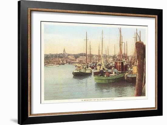 Fishing Boats, Nantucket, Massachusetts-null-Framed Art Print