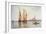 Fishing Boats Near San Giorgio Maggiore, Venice-Thomas Bush Hardy-Framed Giclee Print