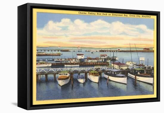 Fishing Boats, Ocean City, Maryland-null-Framed Stretched Canvas