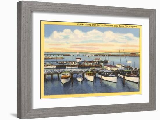 Fishing Boats, Ocean City, Maryland-null-Framed Art Print