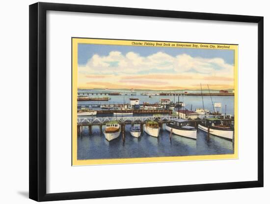 Fishing Boats, Ocean City, Maryland-null-Framed Art Print