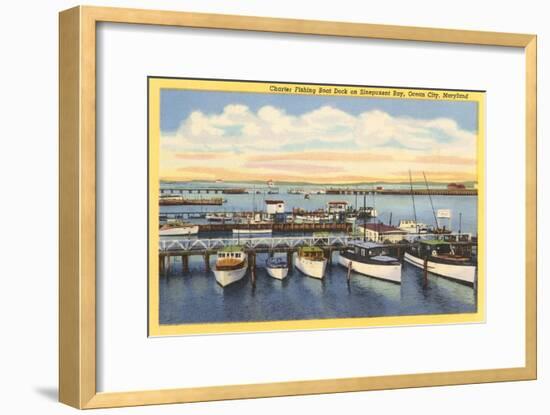 Fishing Boats, Ocean City, Maryland-null-Framed Art Print