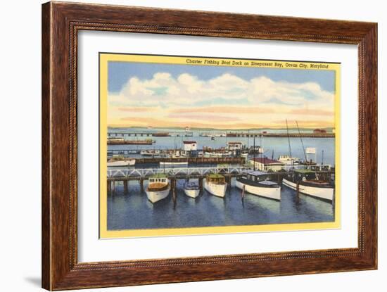 Fishing Boats, Ocean City, Maryland-null-Framed Art Print