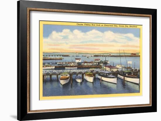 Fishing Boats, Ocean City, Maryland-null-Framed Art Print