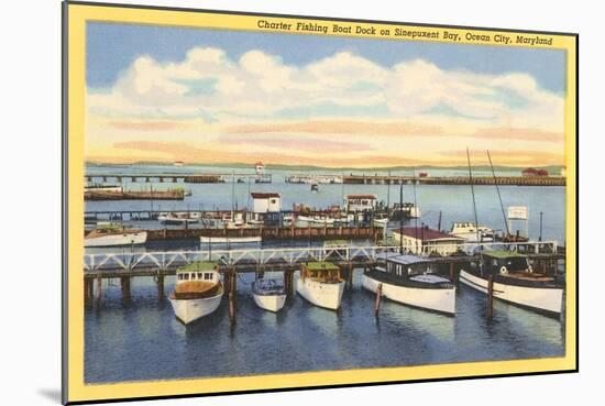 Fishing Boats, Ocean City, Maryland-null-Mounted Art Print