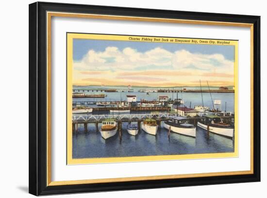 Fishing Boats, Ocean City, Maryland-null-Framed Art Print