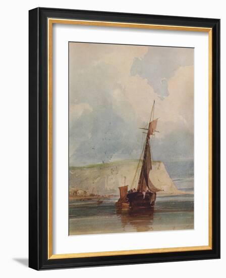 Fishing Boats of the Headland, c1841-William Callow-Framed Giclee Print