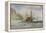 Fishing Boats Off the Isle of Wight-Charles Bentley-Framed Premier Image Canvas