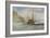 Fishing Boats Off the Isle of Wight-Charles Bentley-Framed Giclee Print