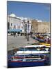 Fishing Boats, Old Port Canal With Kasbah Wall in Background, Bizerte, Tunisia-Dallas & John Heaton-Mounted Photographic Print