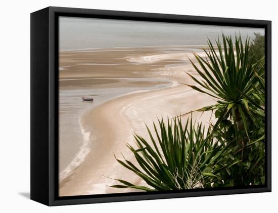 Fishing Boats on Sam Roi Yot Beach, Thailand-Gavriel Jecan-Framed Premier Image Canvas