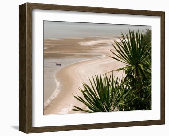 Fishing Boats on Sam Roi Yot Beach, Thailand-Gavriel Jecan-Framed Photographic Print